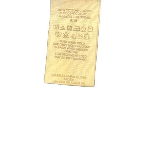 Free People Babydoll Top Womens Size Small Blue Striped Long Sleeve V Neck Basic - Picture 9 of 11